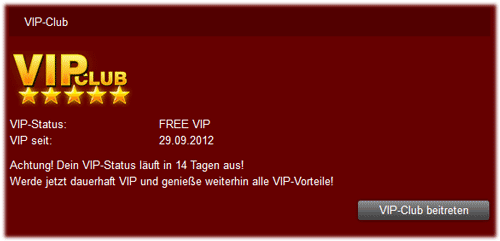 Visit-X VIP Status